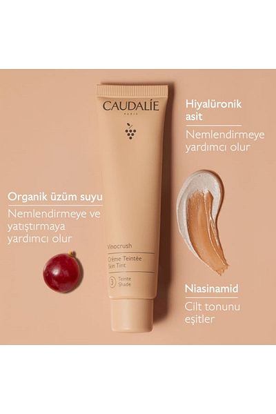 Caudalie Vinocrush Skin Tint - Tone 3 Cut