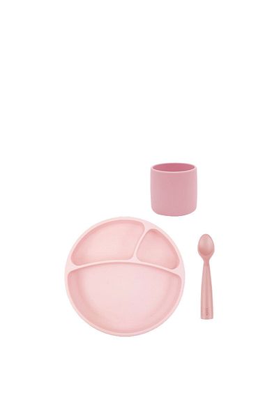 OiOi BLW 3-piece Nutrition Set Pinky Pink