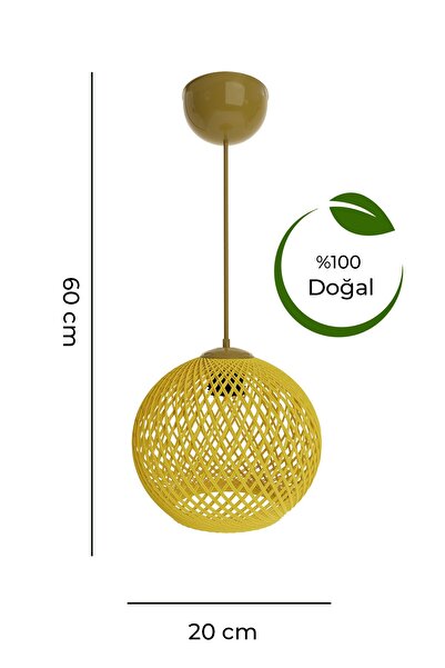 gökdağ group g g Balle Sarı Sarkıt Top Avize Gold Kablo