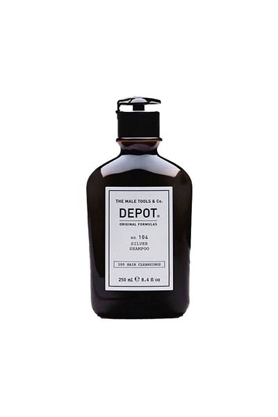 DEPOT 250ml Shampoo for Men's Gray-White Hair - No:104 Silver8032274011040