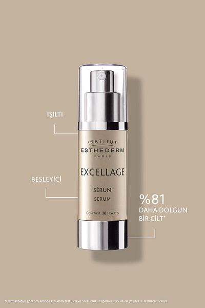 Institut Esthederm Excellage Serum Firming Anti-Wrinkle Plumping and Moisturizing Eye Cream 30ML