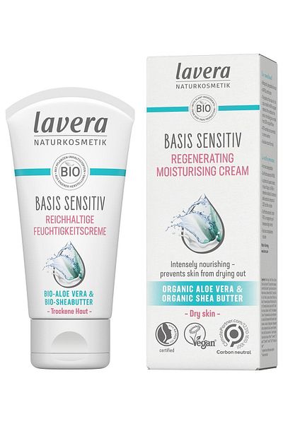 Lavera 50 Ml Basis Sensitiv Face Cream - Renewing and Moisturizing