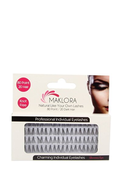 Maklora Natural 80'li Tekli Kirpik Short