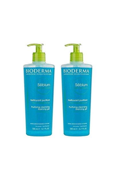 Bioderma Sebium Foaming Gel - Karma&yağlı Ciltler Için Temizleyici Jel 500 Mlx2 8699956510460
