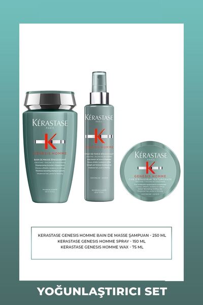 Kerastase Kérastase Genesis Homme Strengthening Dökülme Karşıtı-Hacimlendirici 3'lü Set