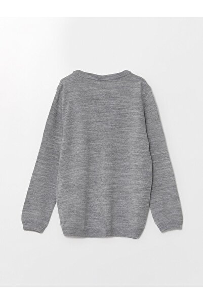 LC Waikiki Crew Neck Long Sleeve Basic Girl's Knitwear Sweater