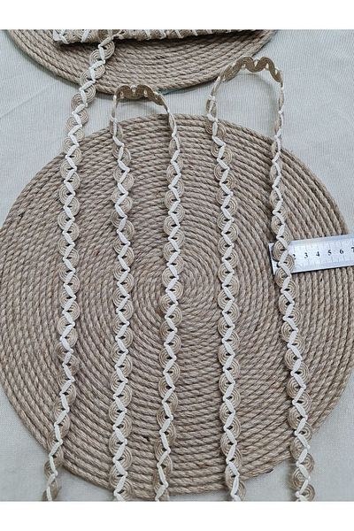 Esteks Dantel ve Tekstil Aksesuarları 5 Meters Decorative Jute Water Stone