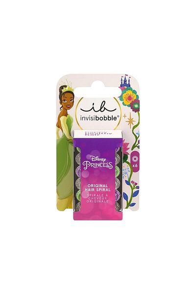 InvisiBooble مشبك شعر للأطفال من ديزني تيانا مكون من 6 قطع Invisibobble Kids