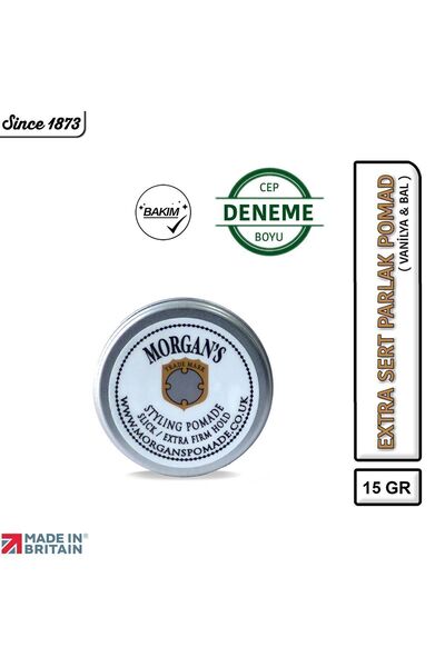 Morgan's Pomade Morgan's Extra Hold Vanilla & Honey - Extra Sert Tutucu Parla...