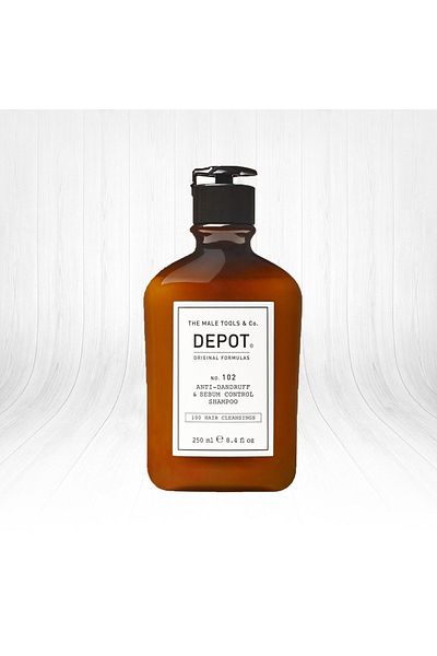 DEPOT رقم102 شامبو مضاد للقشرة ومضاد للتنقيط والدهون 250 مل