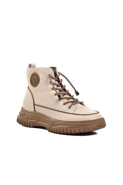 Guja Γυναικείες μπότες Camel - 24K310-13, με Fleece εσωτερικά