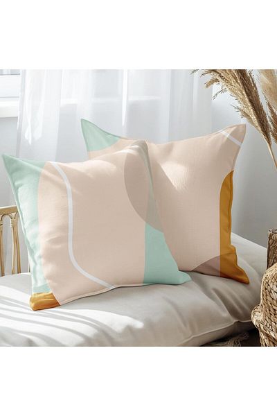 EJOYA Modern Designed 2-Piece Pillow and Throw Pillow Cover 45cm 113435
