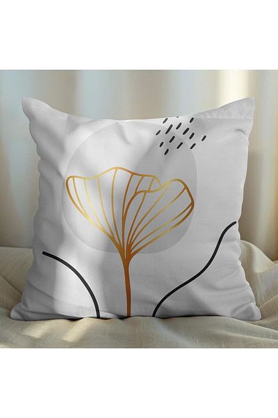 EJOYA Set de perne și perne cu design floral de 45 cm - Pachet de 4 113772