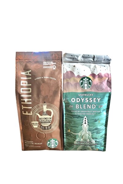 Starbucks خلاط القهوة الأساسية إثيوبيا وأوديسي 2x250 جرام