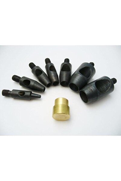 srtfootcare Vidalı Padava Makine Zımbası Yuvarlak 1 Adet Deri El Aleti 1 Mm