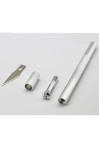 DESİGN Design Knife Tasarım Hobi Kretuar Bıçağı 5 Uç Yedekli Set