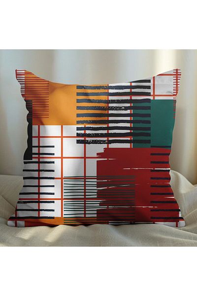 EJOYA Set de 2 perne cu design modern - 45 cm interior și husă de pernă 113552