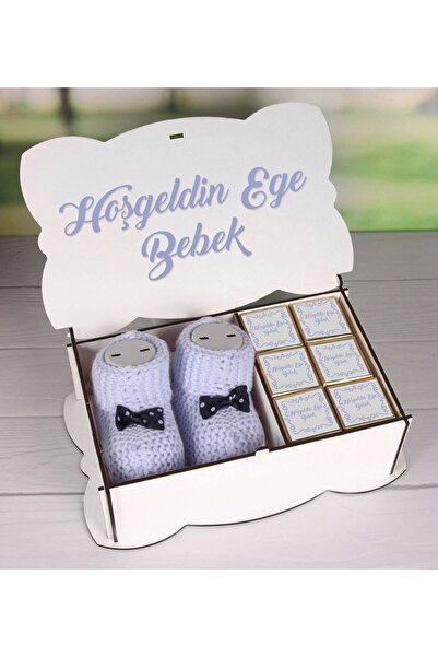 EJOYA Kişiye Özel Nazarlı Hoşgeldin Bebek Hediye Seti 89251