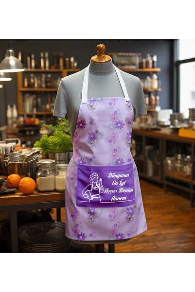 EJOYA Kişiye Özel Isimli Dünyanın En Iyi Ahçısı Mutfak Önlüğü 113135