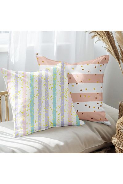 EJOYA Modern Designed 2-piece Pillow Set - 45cm Inside and Throw Pillow Cover 113540