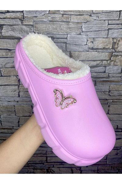 PLN SHOES Γυναικείες παντόφλες Teddy με γούνινο πέτρινο άνετο κλειστό μπροστινό μέρος Χειμερινές παντόφλες γραφείου σπιτιού (Στενή ΕΦΑΡΜΟΓΗ)
