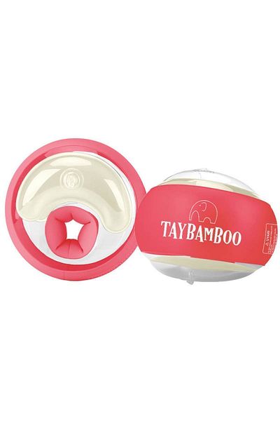 TAYBAMBoo كم مساعد للسباحة بثلاث غرف هوائية مقاس كبير (6-14 سنة، 19-40 كجم)