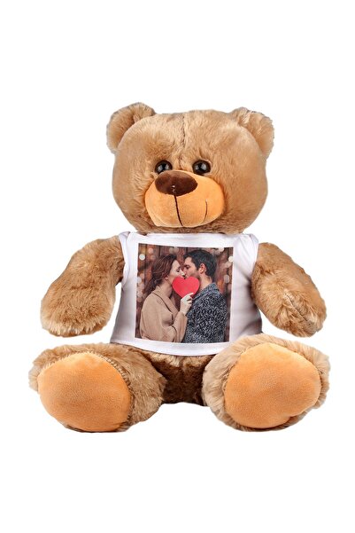 EJOYA Kişiye Özel Fotoğraflı Peluş Ayıcık 50 Cm 81922