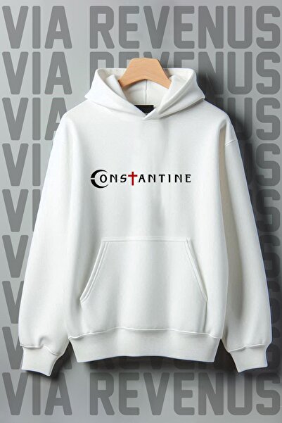 Vordevia Constantine Štampano 3 Thread O Oversize kroj K Sa kapuljačom Dukser...