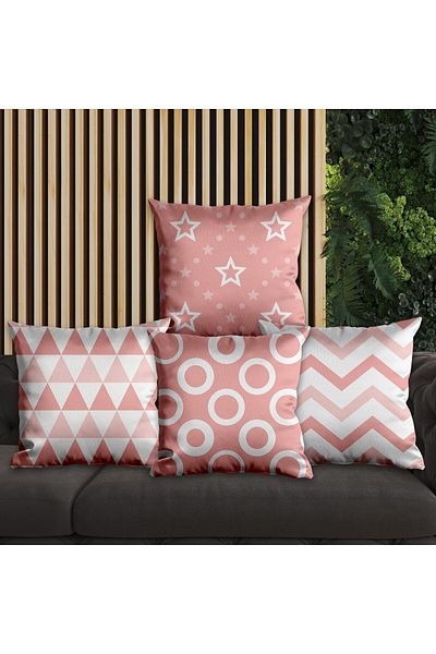 EJOYA Modern 4-Piece Pillow and Throw Pillow Set - 45cm 113662