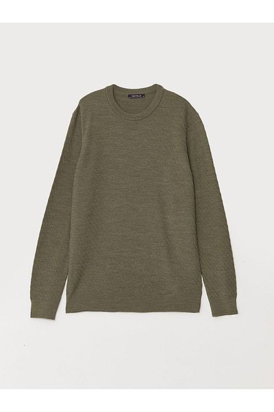 LC Waikiki Ανδρικό Πλεκτό Πουλόβερ - Μακρυμάνικο, Crew Neck