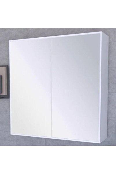 zerkaconcept Lavobo Üstü Aynalı Banyo Dolabı 60x60