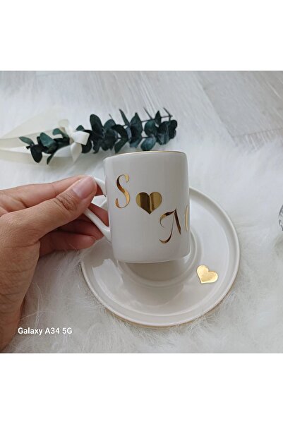 LilAmor Concept Hediyelik Damat Fincanı Isimli Fincan Isteme Söz Nişan Fincan...