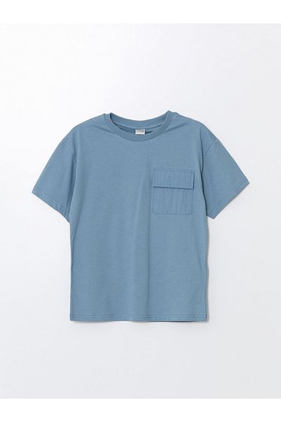 LC Waikiki Μπλουζάκι Boy's Oversize Crew Neck