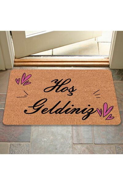 M&H Quality Modern Digital Printed - Welcome Written Mat, Non-Slip Base and Hooded Knitted Blouse