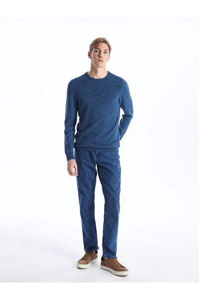 LC Waikiki Ανδρικό πλεκτό πουλόβερ LCWAIKIKI Classic Crew με μακρύ μανίκι (W4)