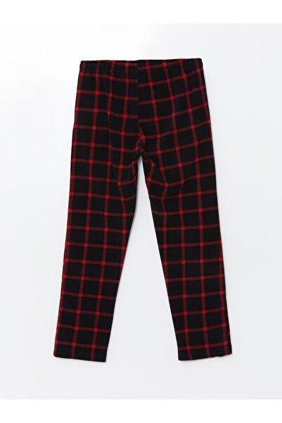 LC Waikiki Standart Kalıp Ekose Polar Erkek Pijama Alt