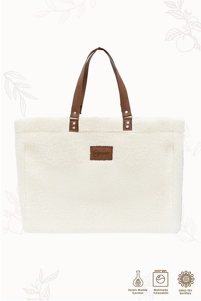 mordesign Teddy Bag - XL Large Size Women's Bag, Baby Care Bag, Wallet Gift, Morteddy Series