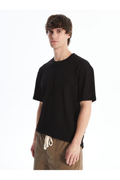LC Waikiki Men's Crew Neck Short Sleeve Combed Cotton T-Shirt