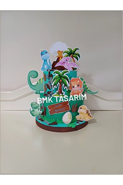 Bmk Parti Tasarım Dinazor Temali Maket Pasta