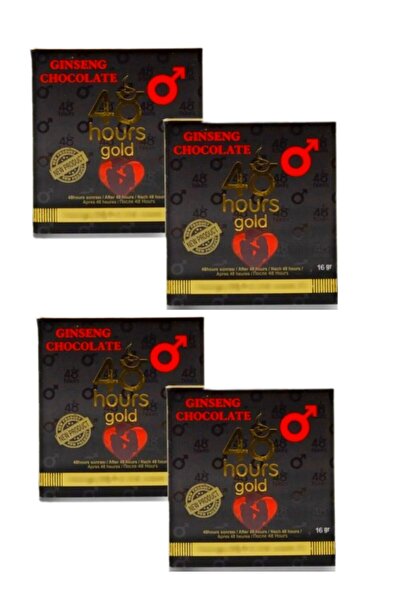 Has aroma 12 Adet 48 Hours Gold Ginseng Çikolata 12x16 gr (GİZLİ GÖNDERİM)