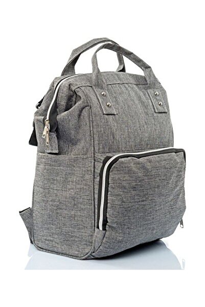 Resmo Bebek Atta Çantası Anne Bebek Bakım Çantası Trend Gri