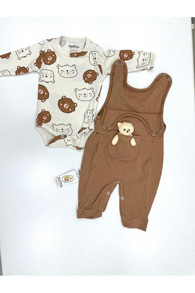 Nafitto baby&junior Baby Rompers with Teddy Bear