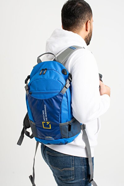 YOGII Кіївський унісекс рюкзак - для ноутбука, школи, кемпінгу, подорожей, щоденного використання, водонепроникний, з багатою кількістю відділень