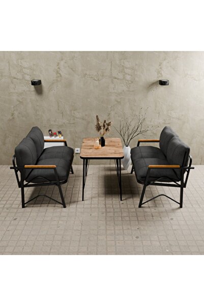 Symmetry Model, Balcony, Kitchen, Garden,Cafe,metal Sofa Set,Garden Set,Tea Set, 2+2 SETS+TABLE