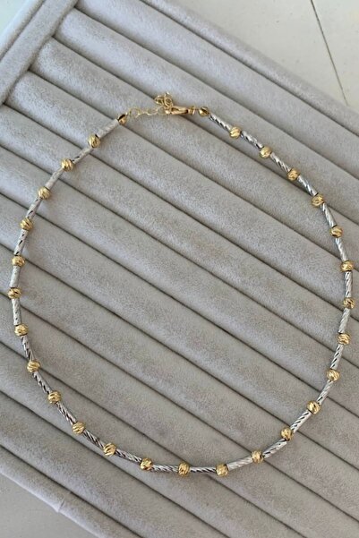 Linden Leyla Serisi (Serenay) Silindir Dorika Topçuk Model Kolye