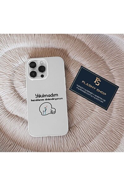 Flashy Shop حافظة شفافة متوافقة مع هاتف Xiaomi Mi 12 Lite، أنا لا أزال أرتخى ...