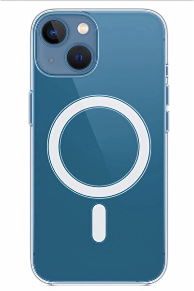 Case Iphone 13-14 Magsafe Uyumlu Köşe Korumalı Şeffaf Kılıf