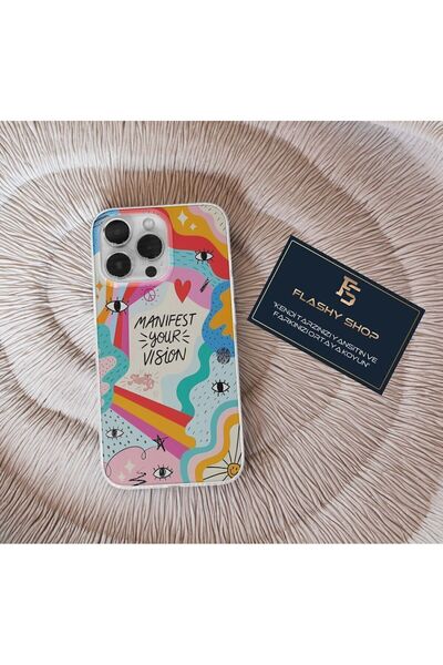 Flashy Shop REDMI NOTE 12 PRO 5G Uyumlu Manifest Your Vision Tasarımlı Şeffaf...