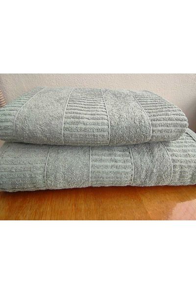 Nurpak Prosop de baie Karya - 1 baie și 1 prosop de față, 90 cm x 150 cm și 50 cm x 90 cm