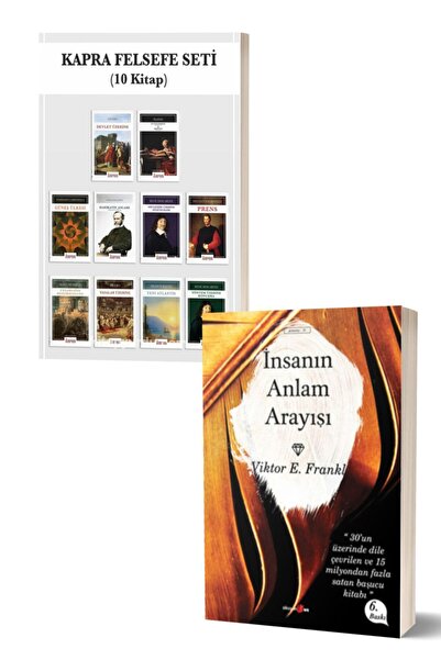 KAPRA YAYINLARI Kapra Felsefe Seti (10 KİTAP) - Insanın Anlam Arayışı